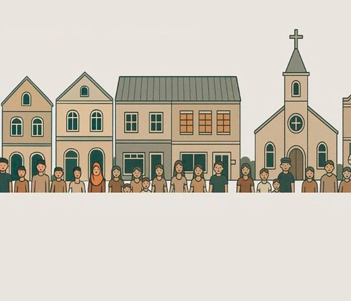 Dibujo de edificios de una ciudad