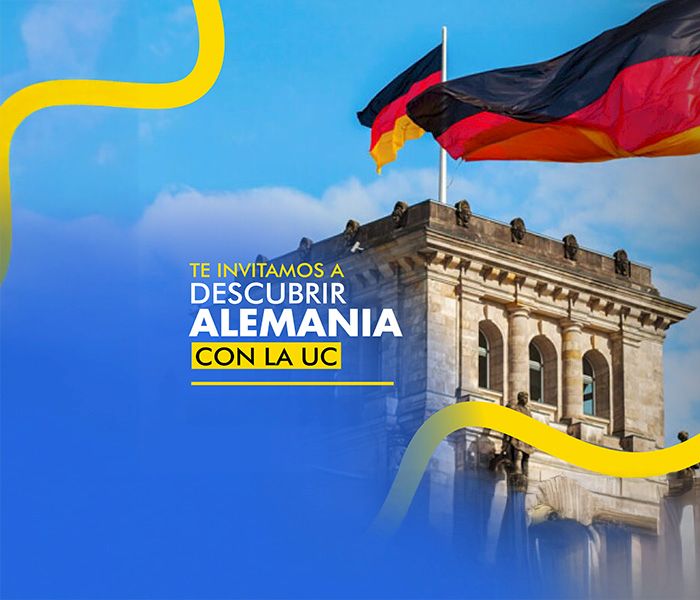 Afiche Te invitamos a Descubrir Alemania con la UC