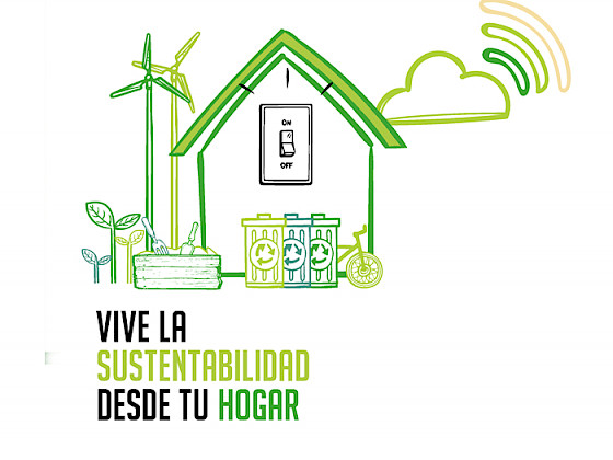 Afiche Vive la sustentabilidad desde tu hogar