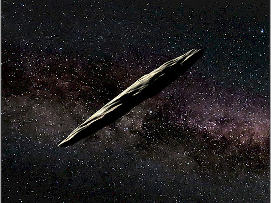 Objeto interestelar llamado "Oumuamua"