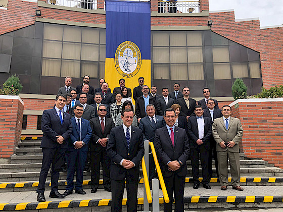 En su visita a La Paz, el rector Ignacio Sánchez y autoridades de la Universidad Católica Boliviana “San Pablo”