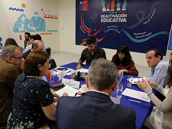 Primera sesión del Consejo para la Reactivación Educativa.- Foto Dirección de Comunicaciones