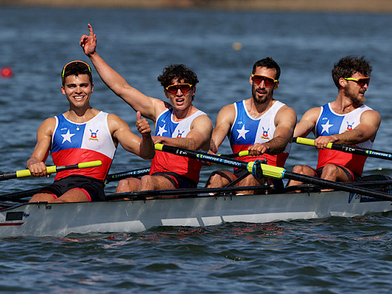 Deportistas ganadores de remo