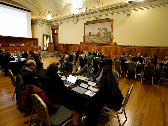 Foro UC, mesas de trabajo . Foto César Cortés