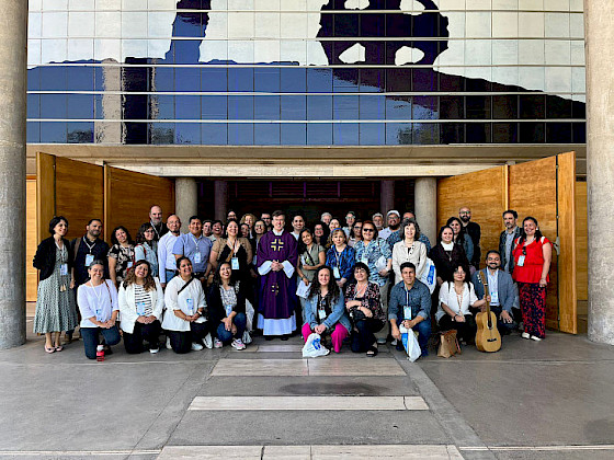 Primer encuentro presencial postítulo en religión católica. Foto Comunicaciones programa