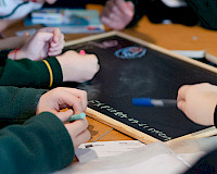 Niños en clases