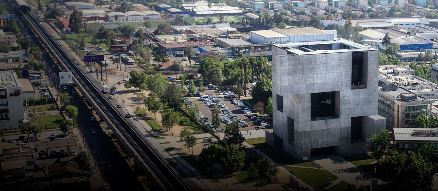 Fotografía desde arriba del Centro de Innovación UC