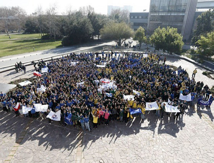 Despedida de los estudiantes que irán a trabajos de invierno 2024.- Foto César Cortés.