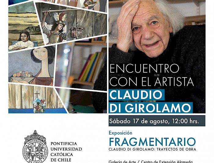 imagen correspondiente a la noticia: "Claudio di Girolamo exhibe "Fragmentario: trayectos de obra" y anuncia encuentro con su público"