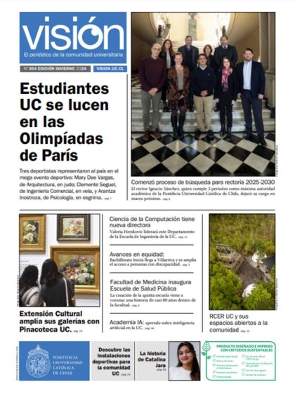 Portada periódico Visión UC, número 304