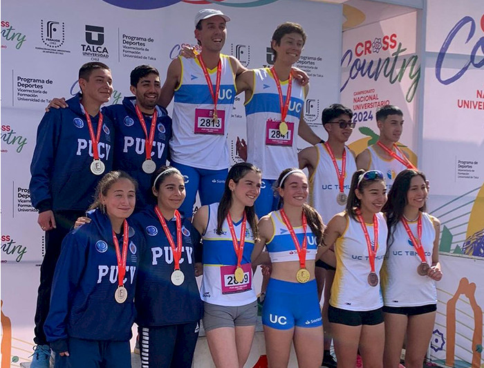 imagen correspondiente a la noticia: "Selecciones UC cosechan triunfos en Campeonatos Nacionales Universitarios 2024"