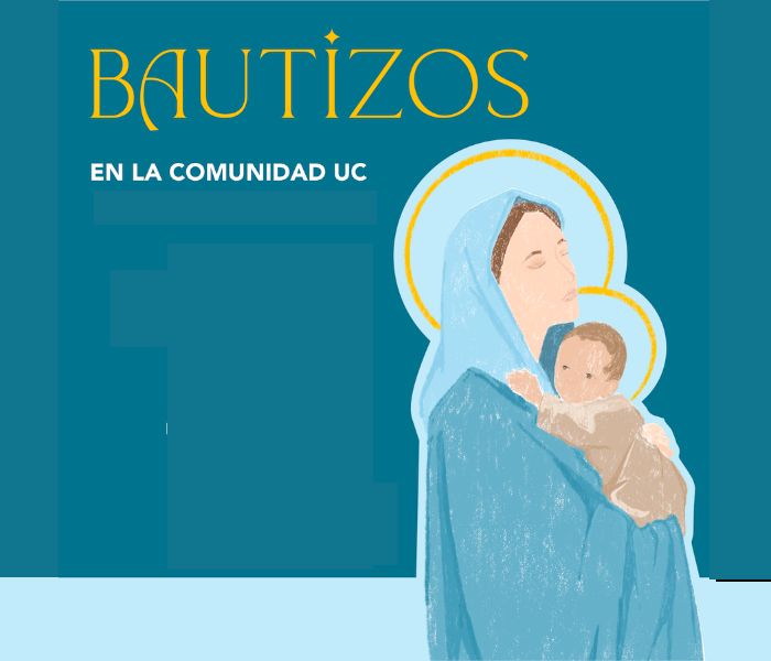 Afiche bautizos en la UC