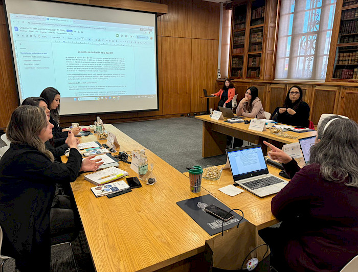 Reunión de reflexión del quehacer de la Comisión de Inclusión.- Foto PUCV