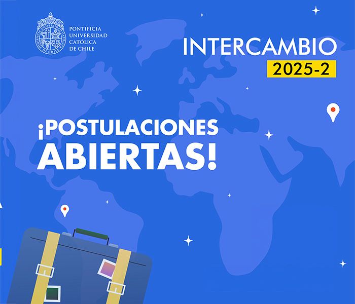 Afiche proceso de postulación a intercambio académico