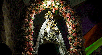 Virgen de Guadalupe en la lolaclidad de Ayquina.