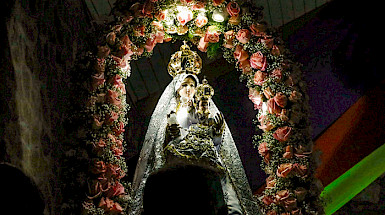 Virgen de Guadalupe en la lolaclidad de Ayquina.