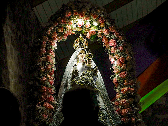 Virgen de Guadalupe en la lolaclidad de Ayquina.