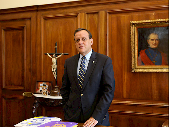 Rector Ignacio Sánchez.- Foto Dirección de Comunicaciones