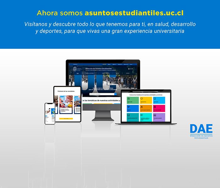 Afiche nuevo sitio web DAE