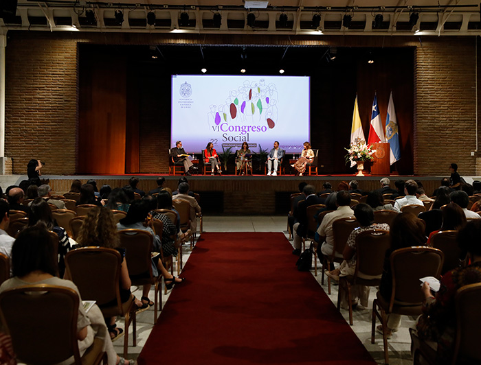 VI Congreso Social UC realizado en 2022 en el Centro de Extensión de la Universidad Católica. 