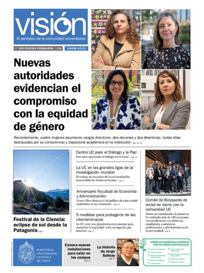 Portada periódico Visión UC, número 304