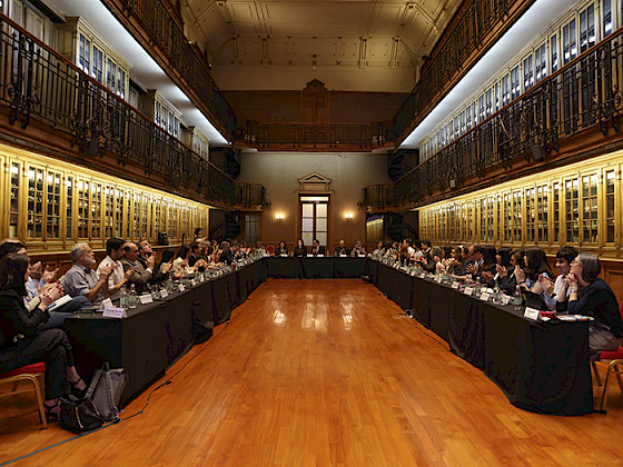 Aula Magna Manuel José Irarrázaval de Casa Central.- Foto Karina Fuenzalida