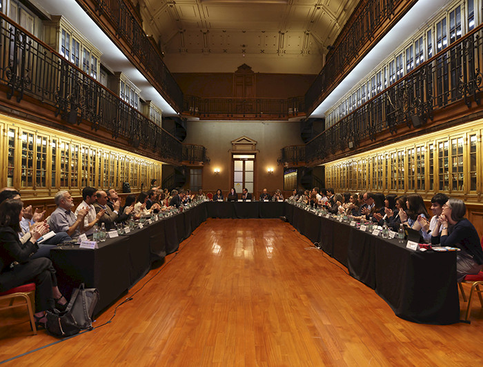 Aula Magna Manuel José Irarrázaval de Casa Central.- Foto Karina Fuenzalida