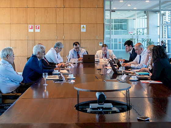 Reunión del Directorio  de la Red de Universidades Públicas no Estatales G9.- Foto UCSC