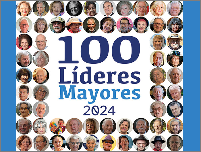 imagen correspondiente a la noticia: "100 Líderes Mayores 2024: entre 75 y 103 años y de todas las regiones"