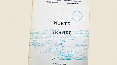 Portada de la Revista de Geografía Norte Grande número 2