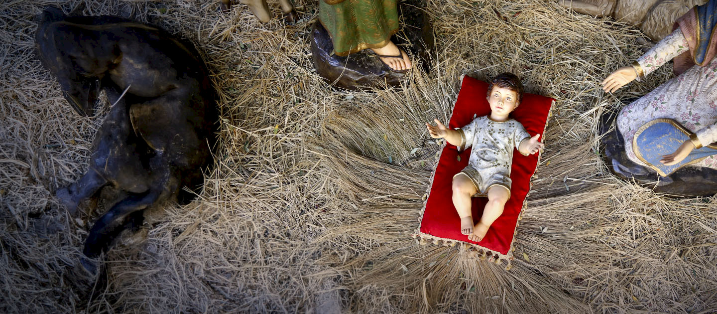 Niño Jesús en el pesebre