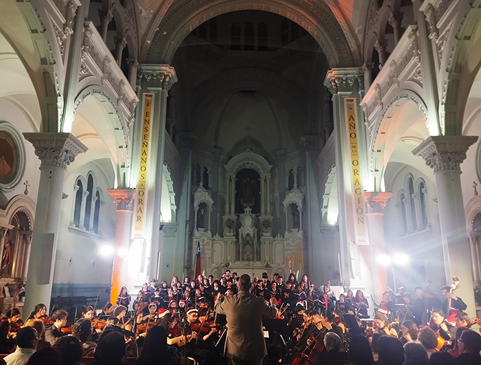 Concierto en la Iglesia Corazón de María en Antofagasta.