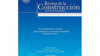 Portada Revista de la Construcción/Escuela de construcción Civil