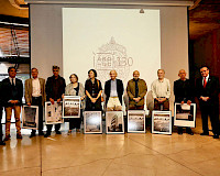 Premios nacionales junto al rector Ignacio Sánchez