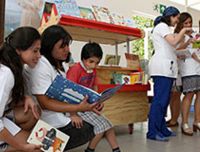 imagen correspondiente a la noticia: "Biblioteca Escolar Futuro inauguró dos nuevas casitas lectoras"
