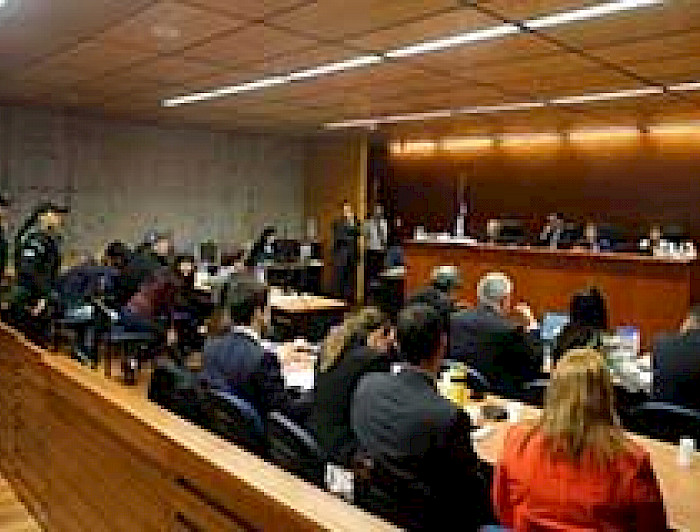 imagen correspondiente a la noticia: "Clínica Jurídica de la UC participó en los alegatos de clausura del caso Bombas II"