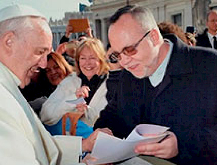 imagen correspondiente a la noticia: "Programa aCompañar-es presenta su trabajo al Papa"